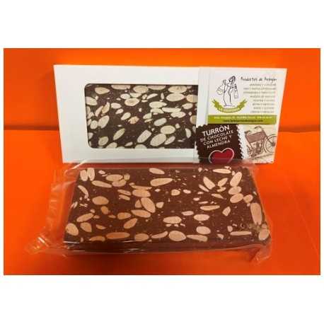 Turrón Chocolate con Almendras Artesano Turrón Chocolate con Almendras Artesano
