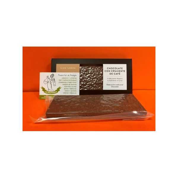 Turrón de Café con Crujiente de Chocolate